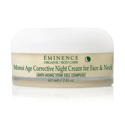 Monoi Age Corrective Night Cream for Face & Neck - Done Hair Skin and Nails