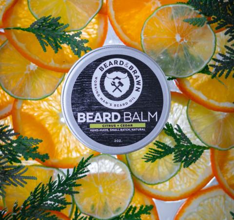 Beard & Brawn Balm Citrus + Cedar - Done Hair Skin and Nails